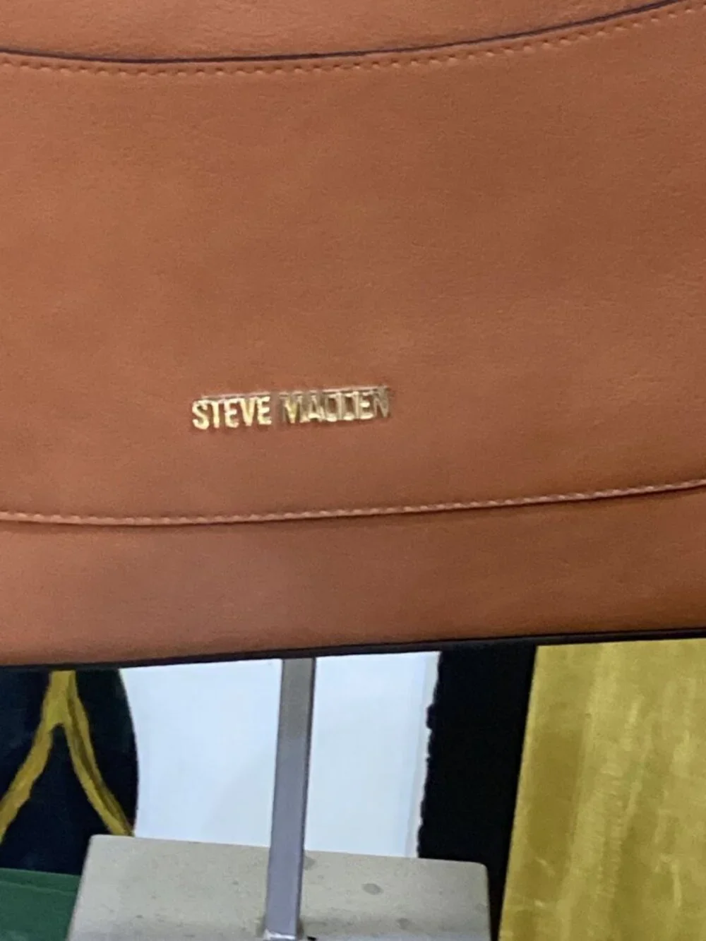 Brown Leather Tote Bag Large Shoulder Strap Casual Handbag